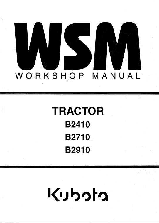 kubota b2410 parts diagram