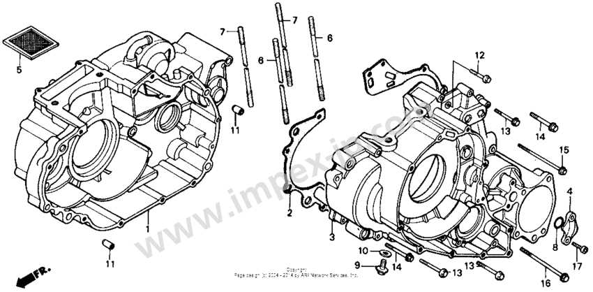 1986 honda fourtrax 350 parts diagram