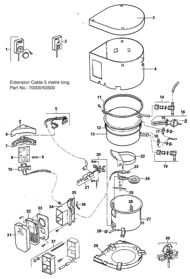 electric hot water heater parts diagram