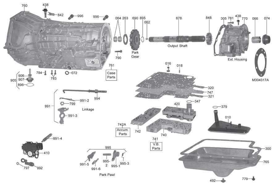 4r100 parts diagram