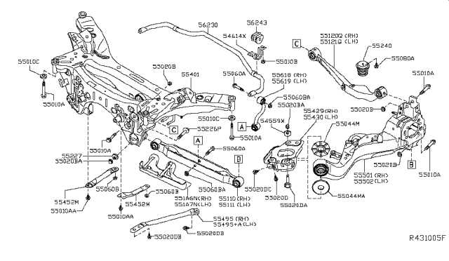 2018 nissan rogue body parts diagram