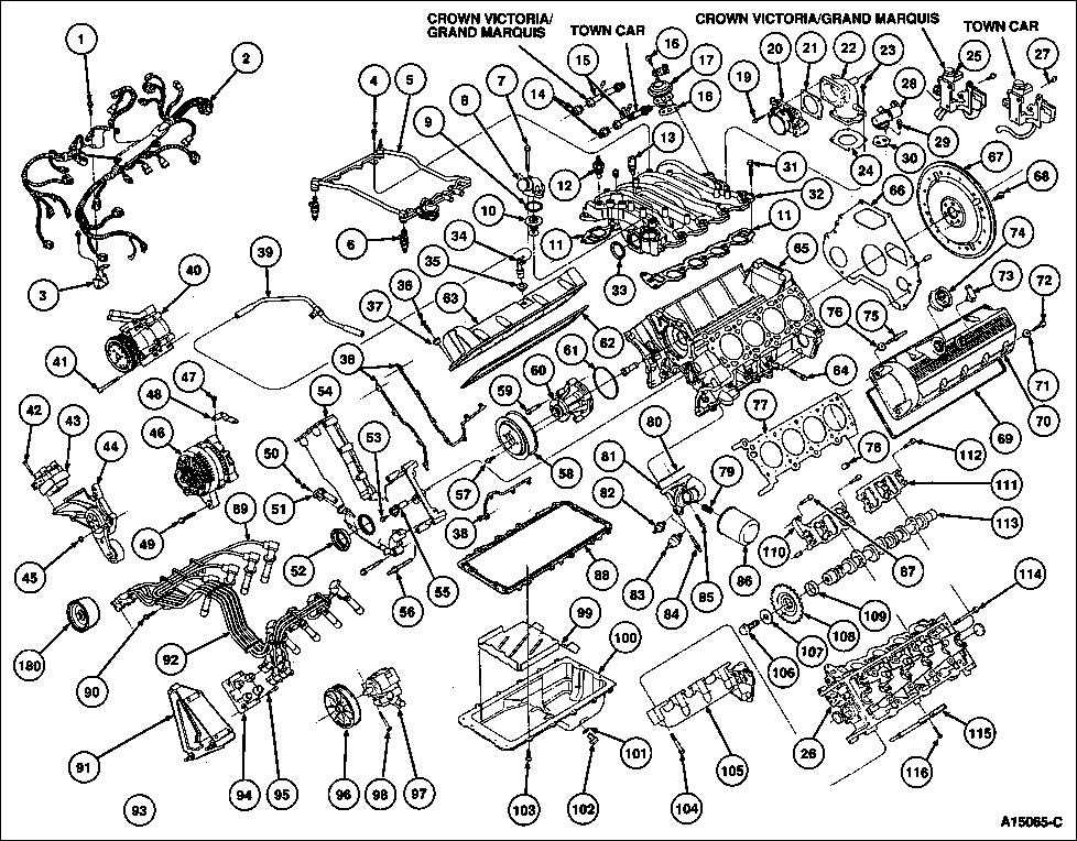 ford exploded parts diagram