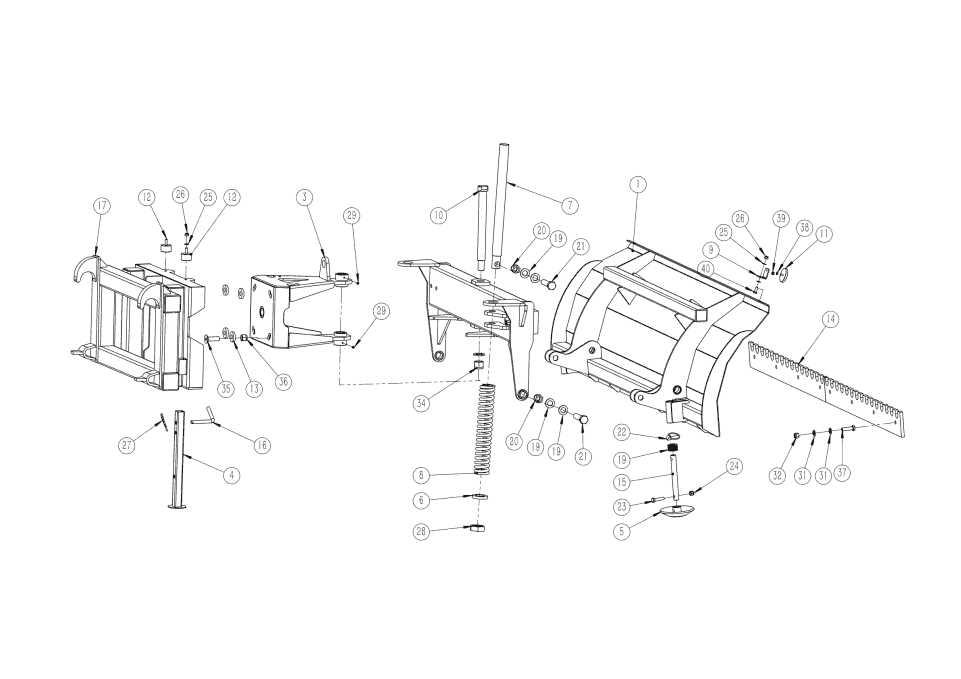 blizzard plow parts diagram