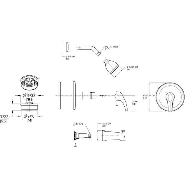 pfister parts diagram