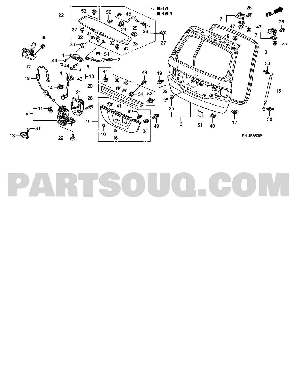 2007 honda odyssey parts diagram