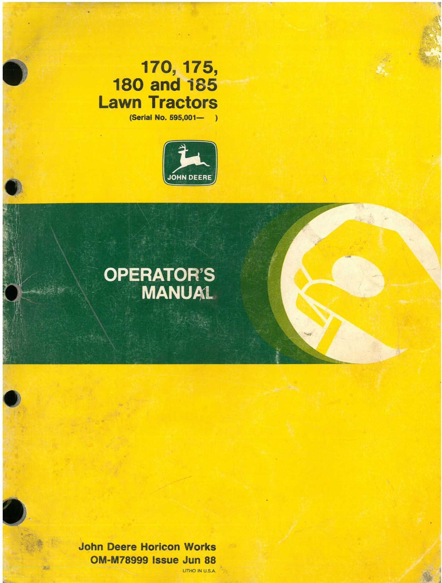 john deere 185 parts diagram