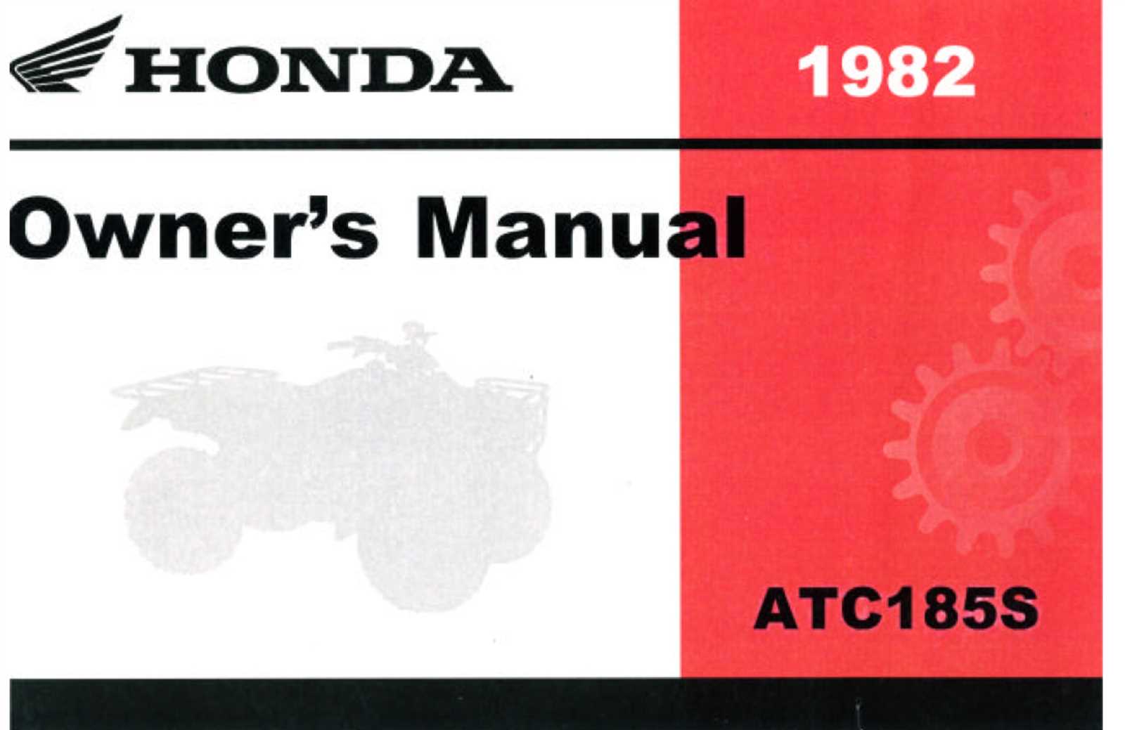 honda 185s parts diagram