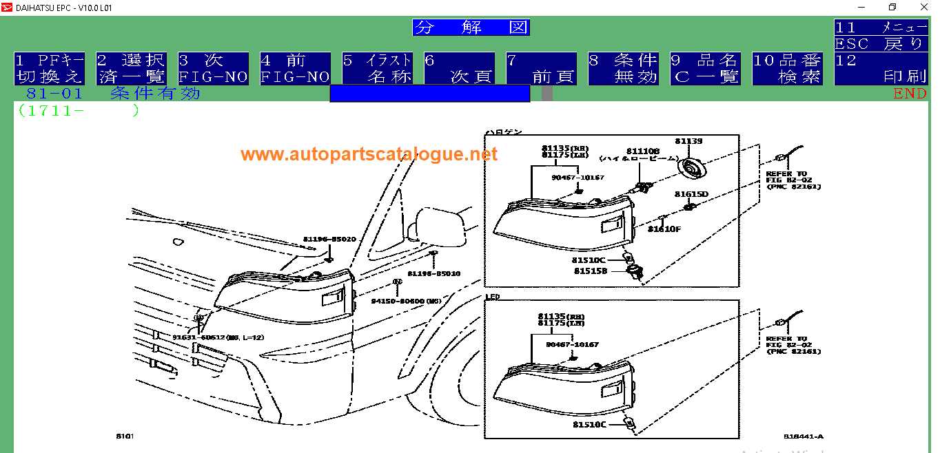 daihatsu hijet parts diagram