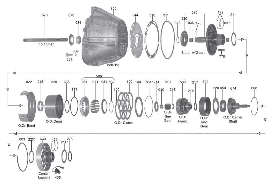 5r55e transmission parts diagram