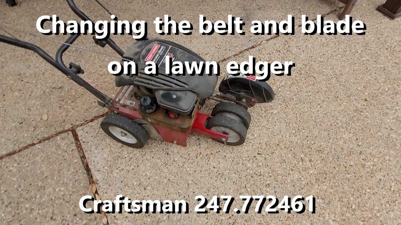 craftsman edger parts diagram