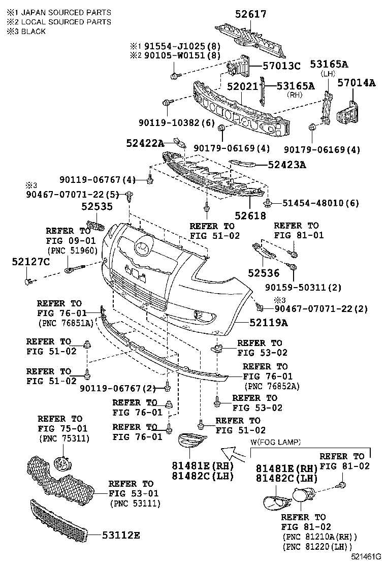 2007 toyota yaris body parts diagram