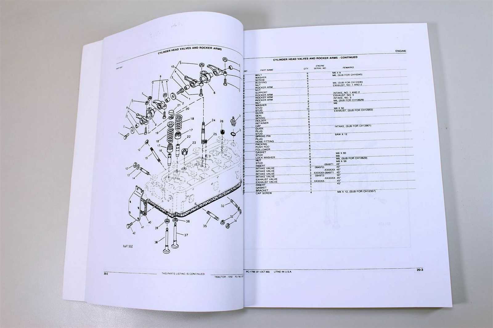 john deere 1050 parts diagram