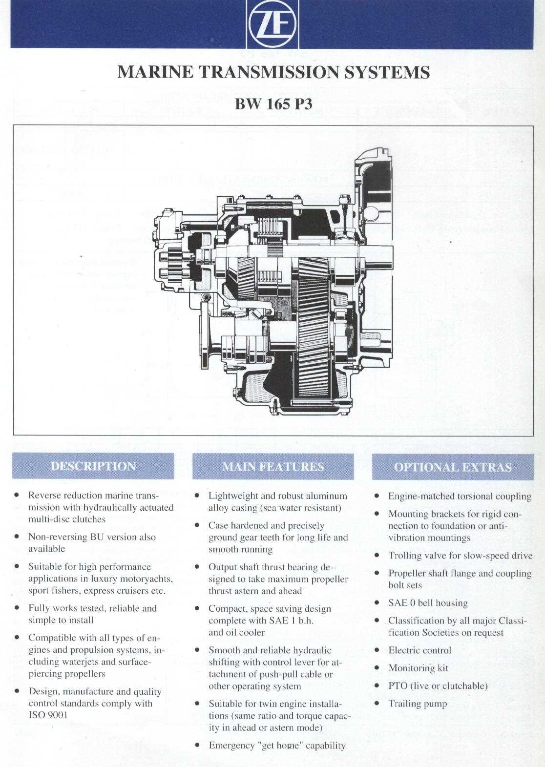 zf 220 transmission parts diagram