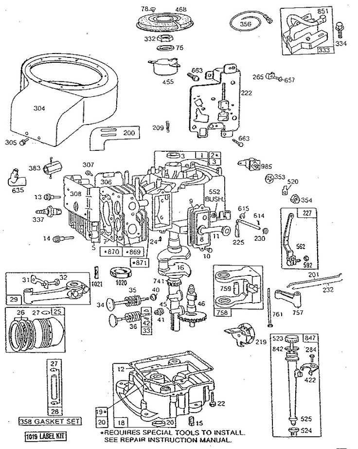 17 hp briggs and stratton engine parts diagram