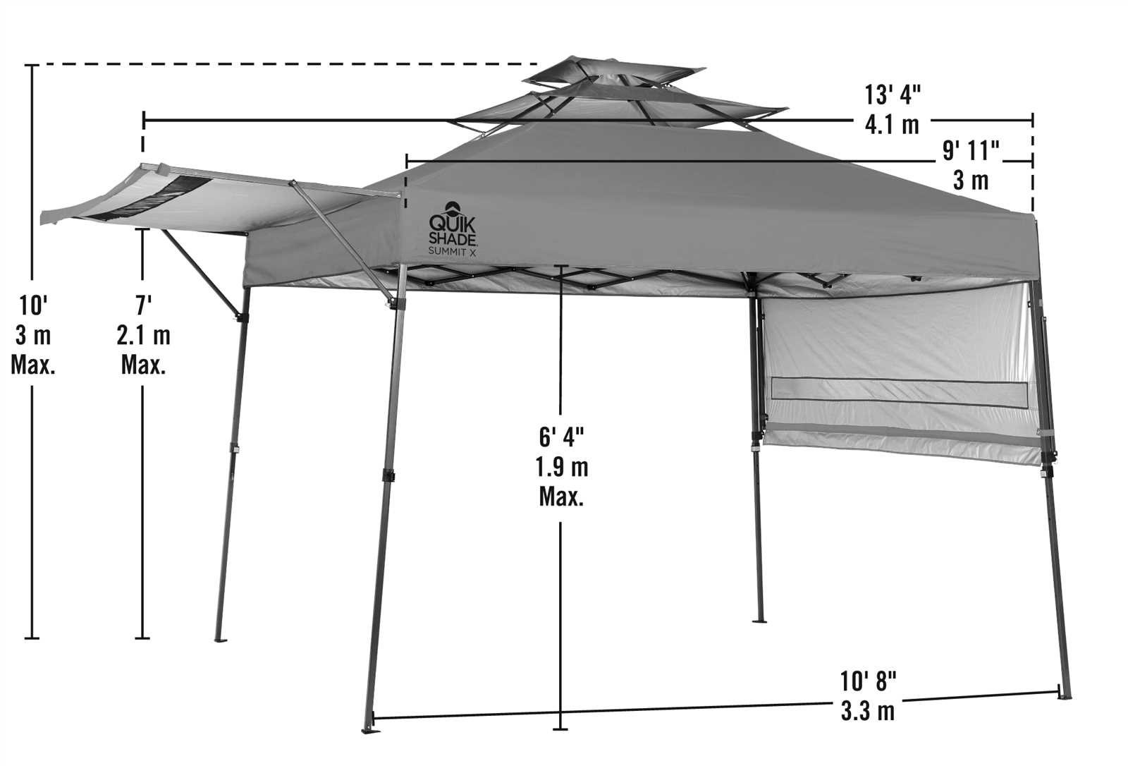 quik shade parts diagram
