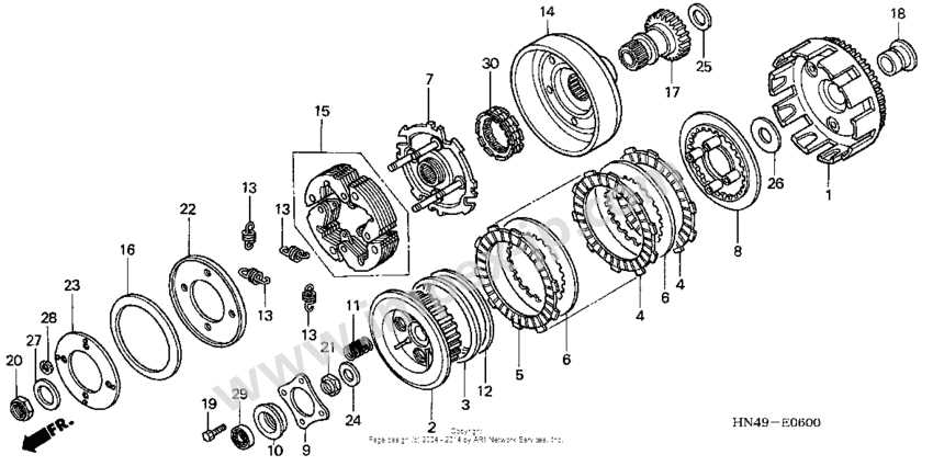 2006 honda rancher 350 parts diagram