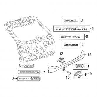 2018 ford edge parts diagram
