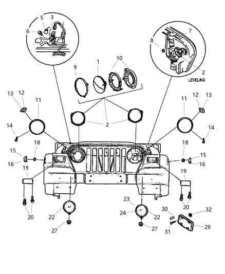 2005 jeep wrangler parts diagram