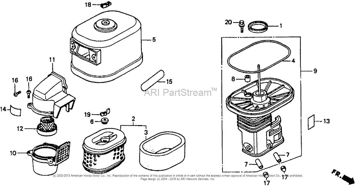honda gx240 carburetor parts diagram
