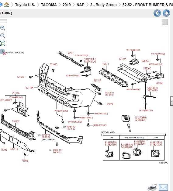 2013 toyota tacoma parts diagram