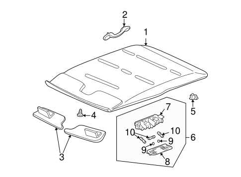 2005 chevy avalanche parts diagram