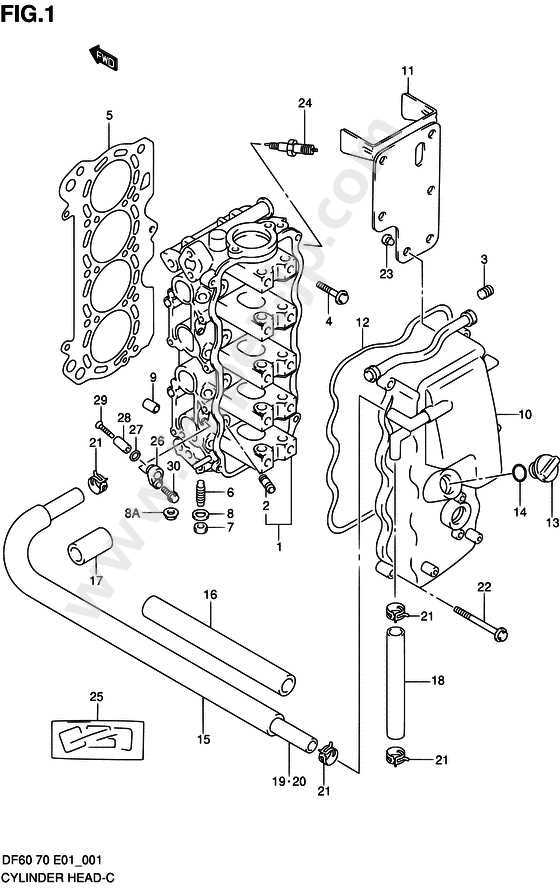 60 hp mariner outboard parts diagram