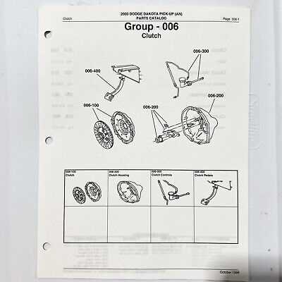 2000 dodge dakota parts diagram