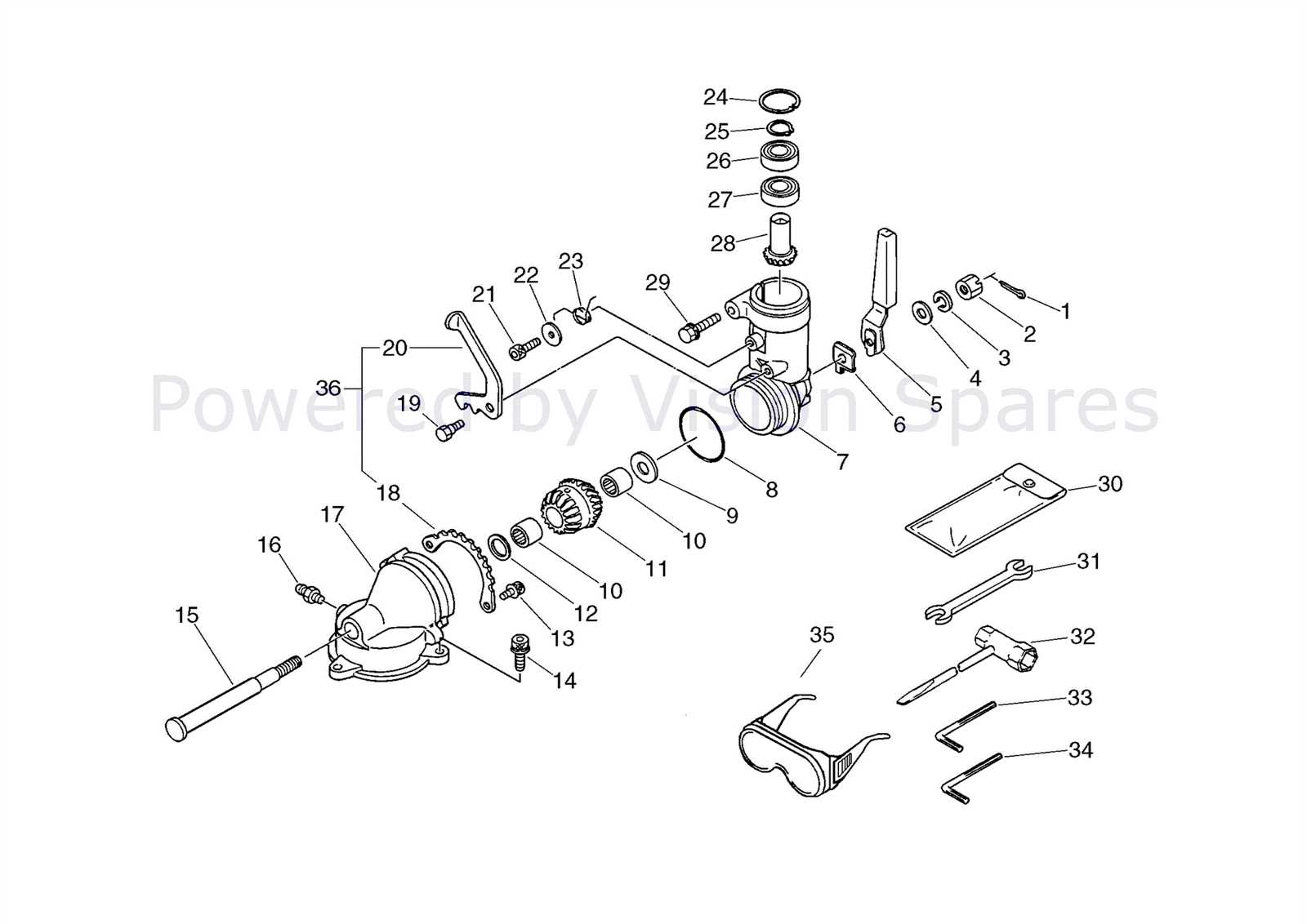 echo hedge trimmer parts diagram