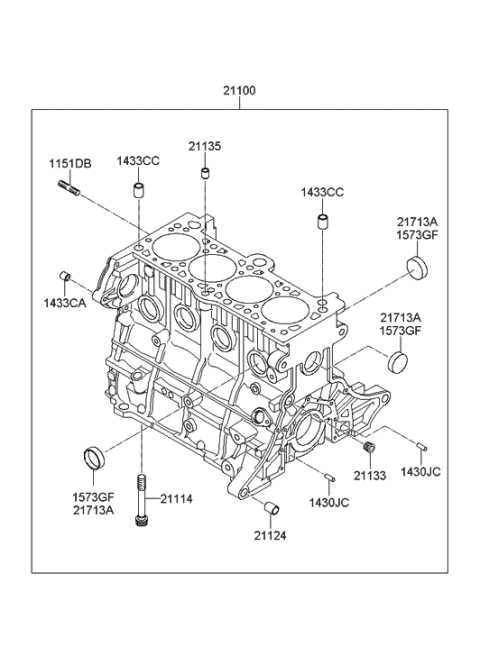 2009 hyundai accent parts diagram