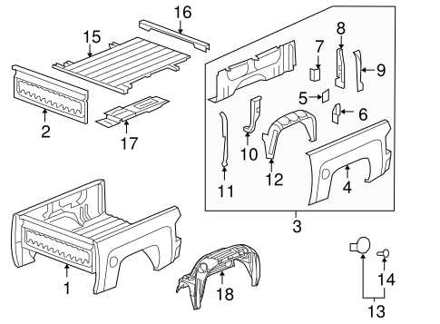 2013 gmc sierra parts diagram