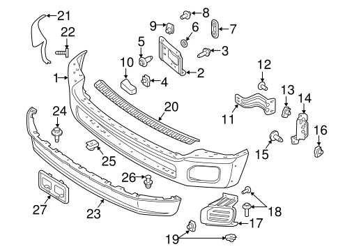 2005 ford f350 front end parts diagram