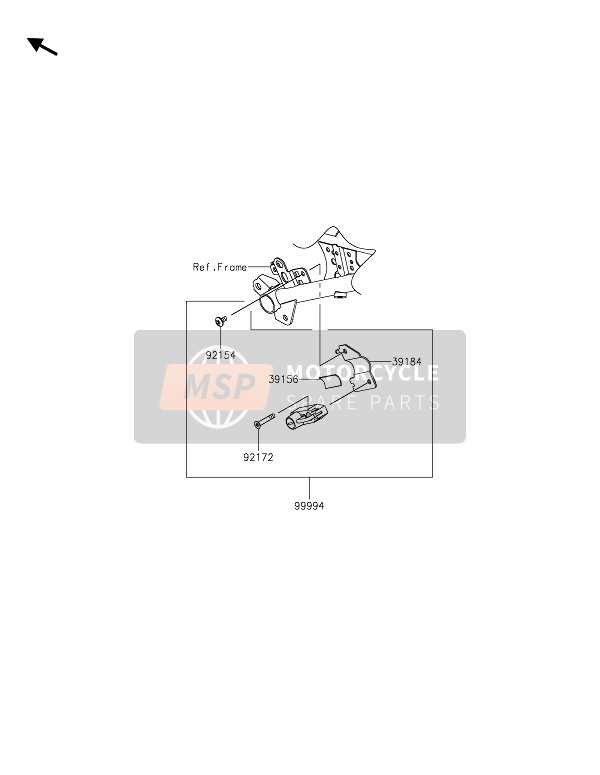 kawasaki z400 parts diagram