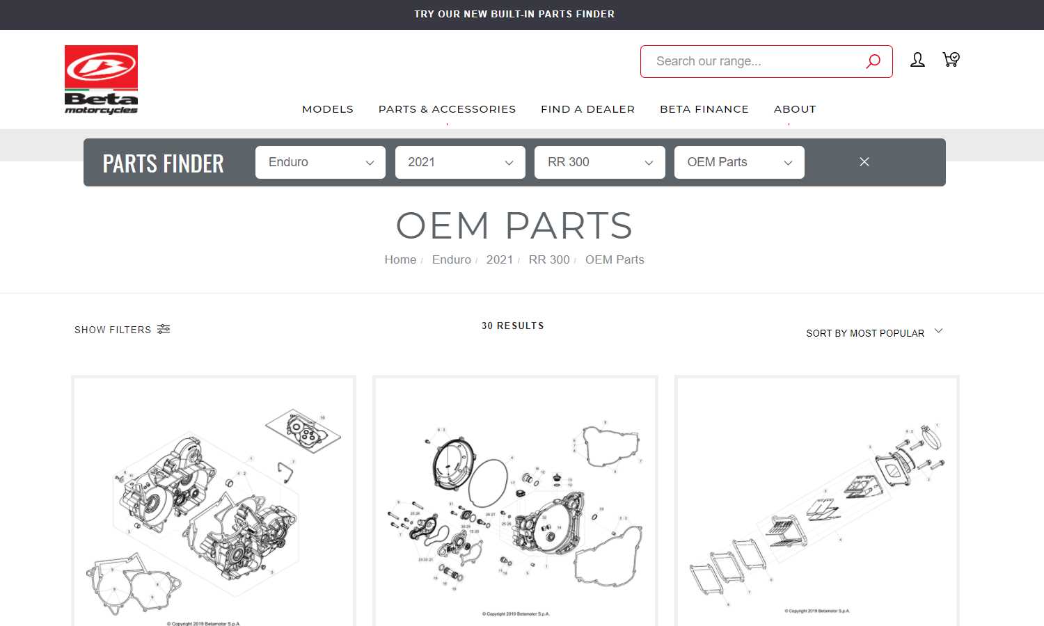 beta evo parts diagram