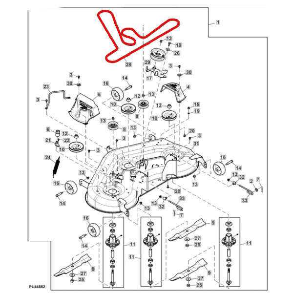 john deere z255 parts diagram