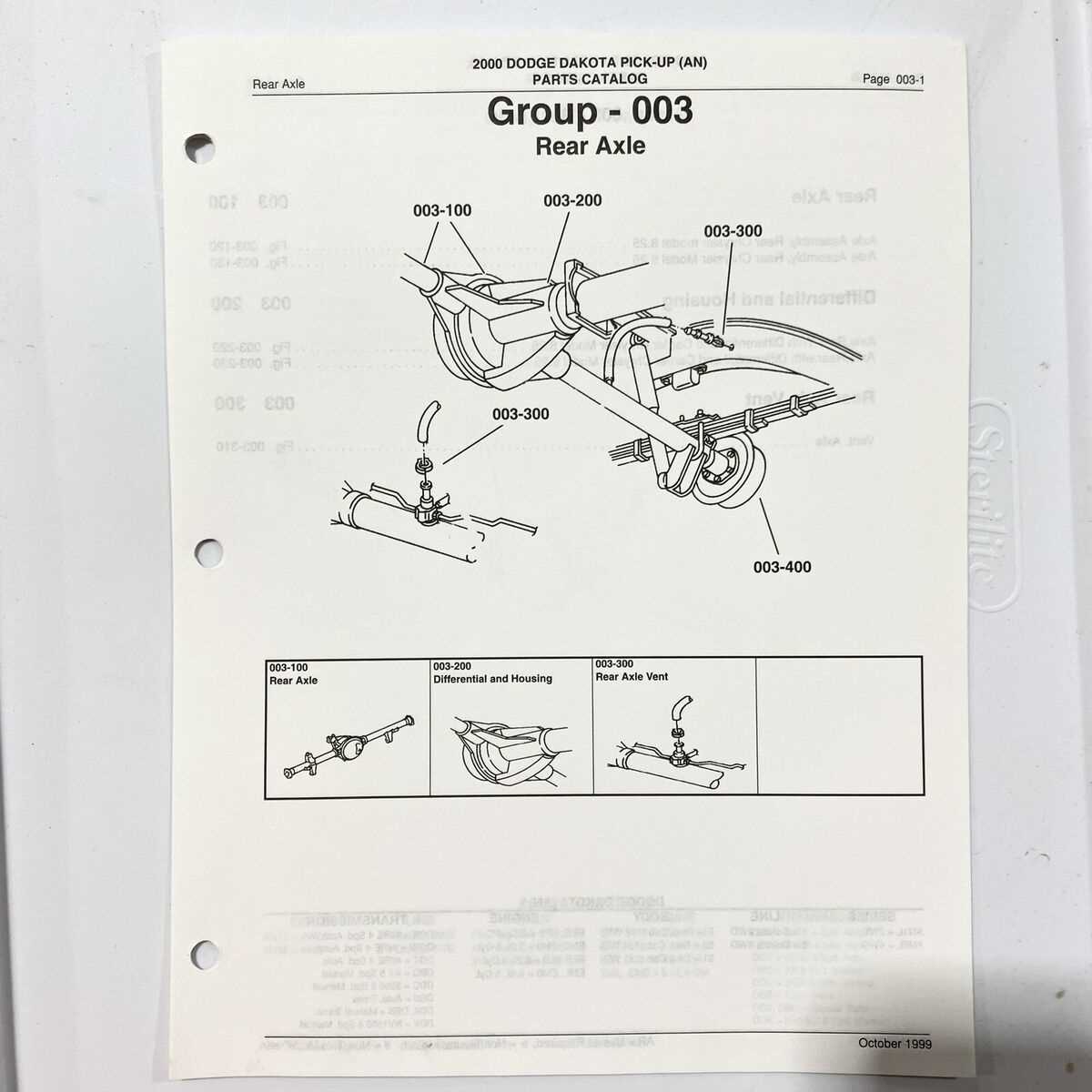 2000 dodge dakota parts diagram