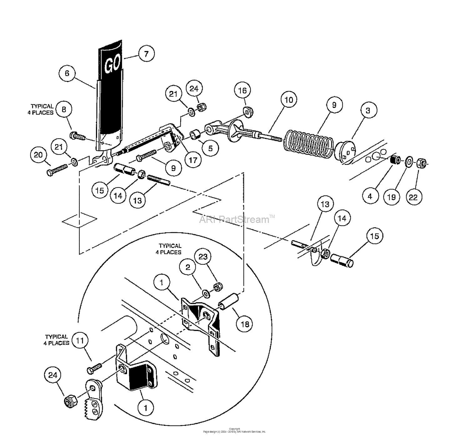 gas club car parts diagram