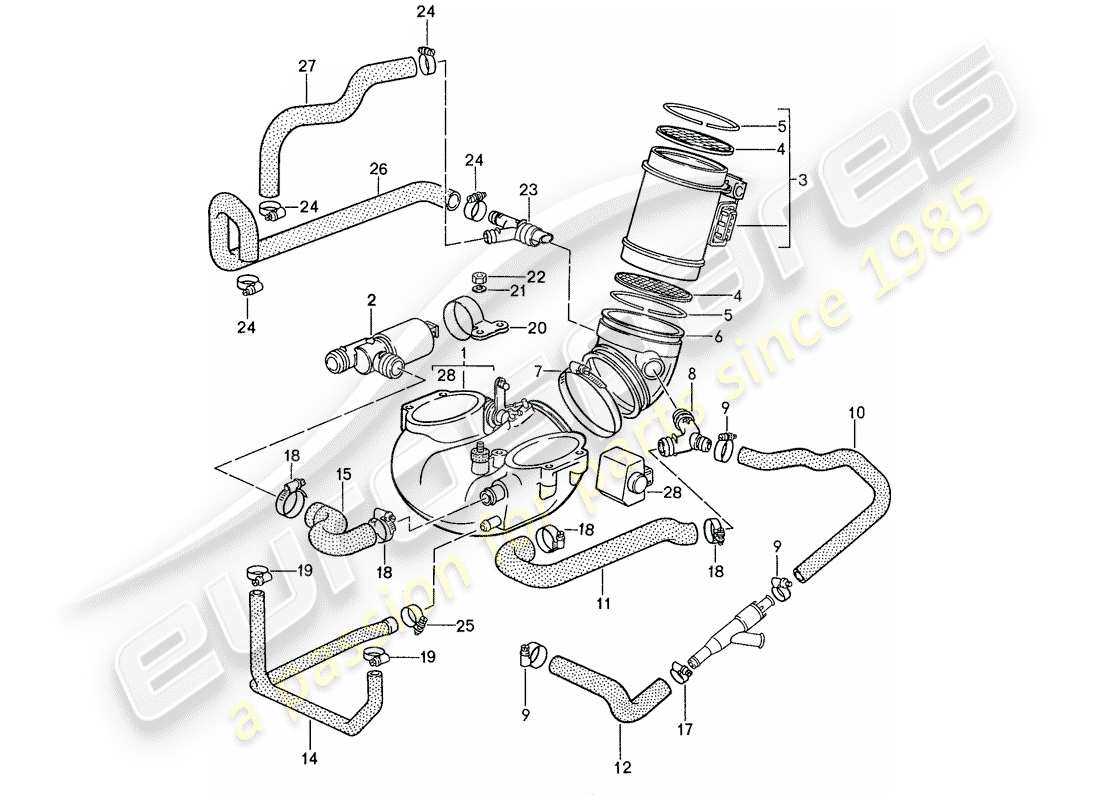 porsche 928 parts diagram