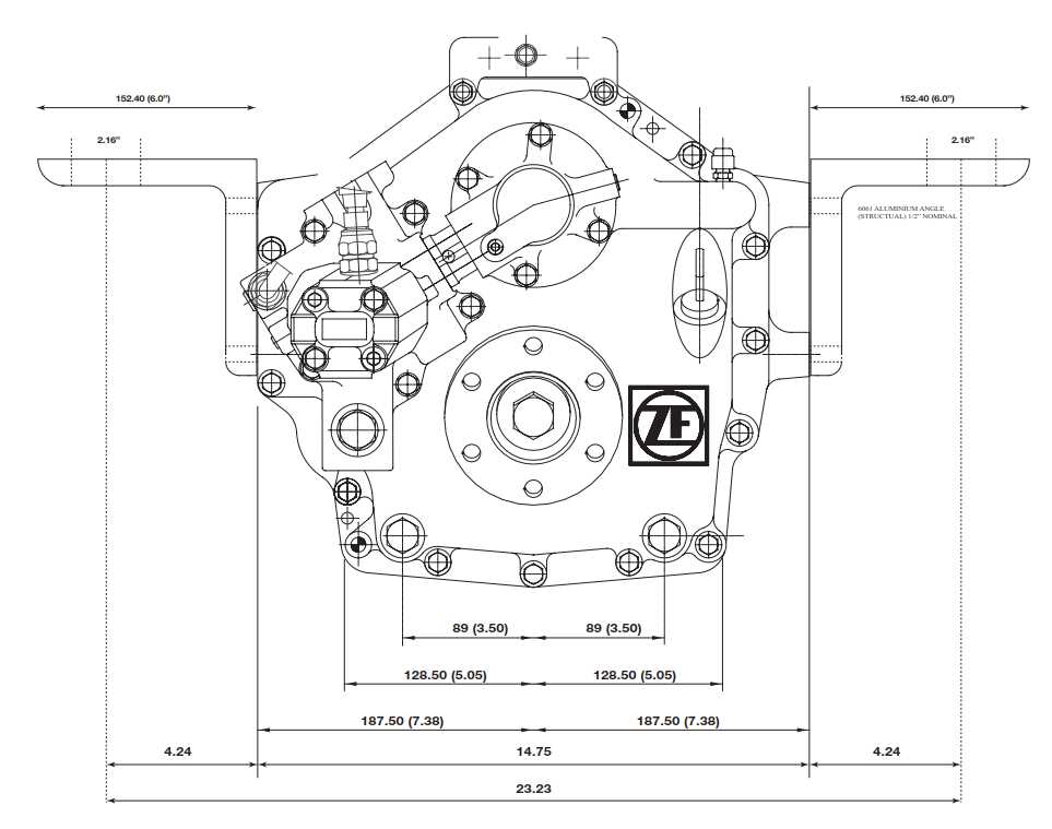 zf 220 transmission parts diagram