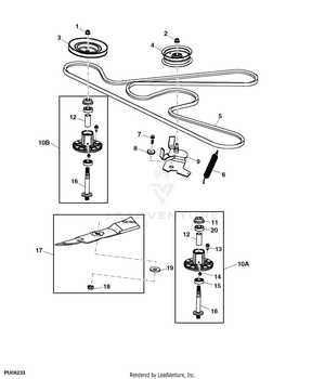 john deere 54 edge mower deck parts diagram