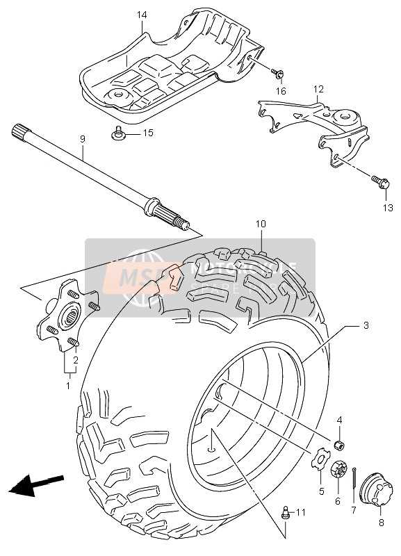 2005 suzuki vinson 500 parts diagram