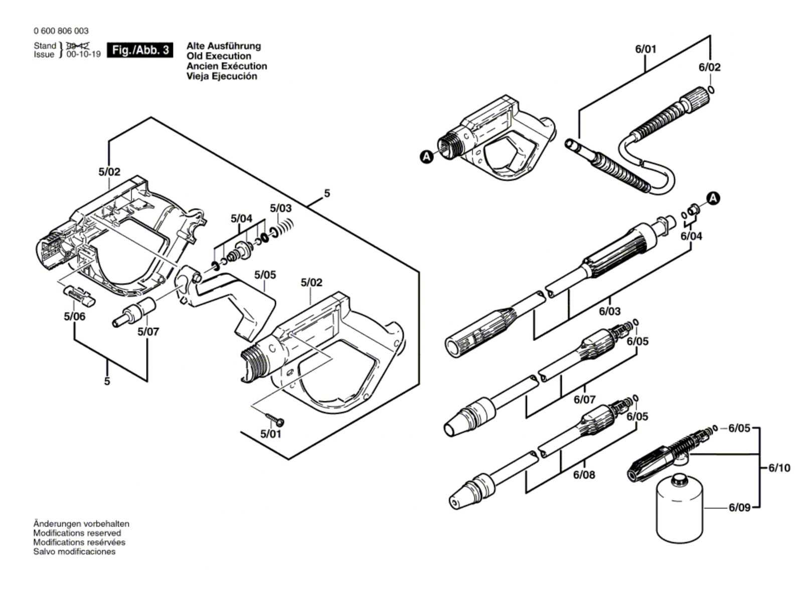 pressure washer gun parts diagram