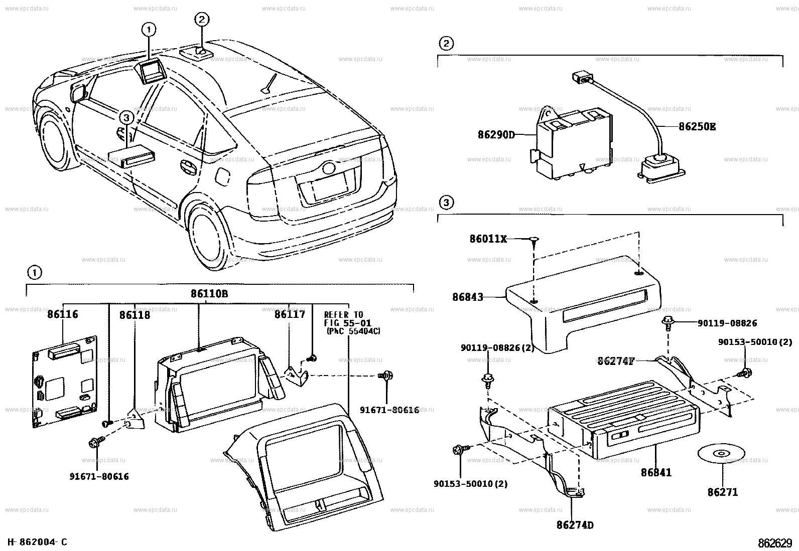 2008 prius parts diagram