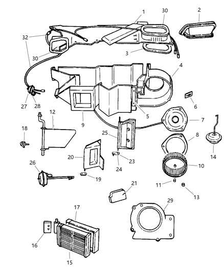 1999 dodge dakota parts diagram