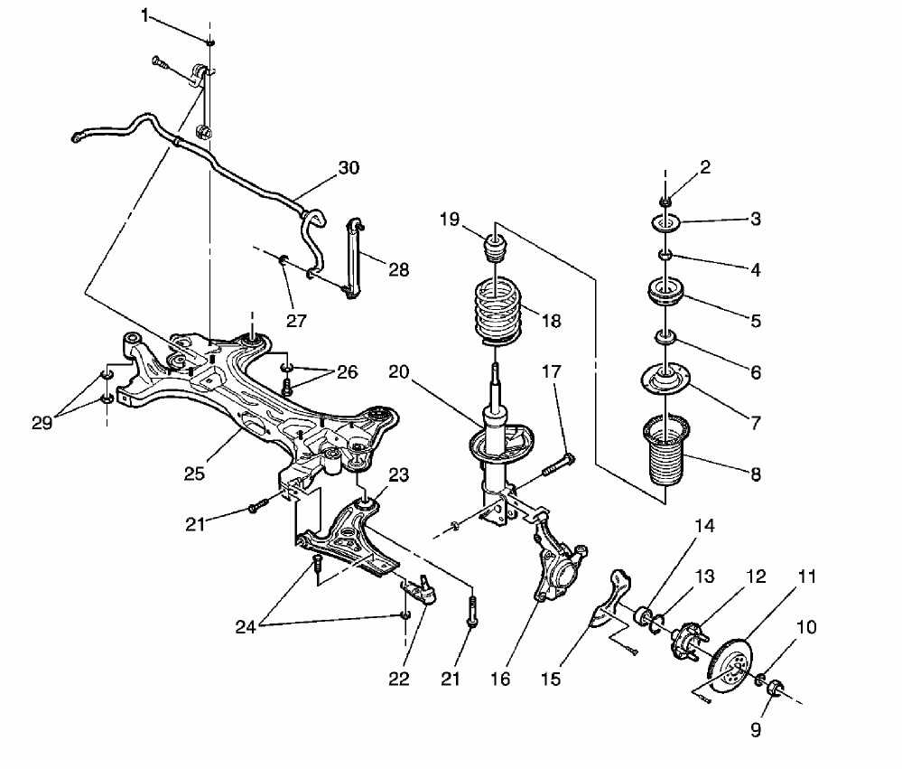 2009 chevy aveo parts diagram