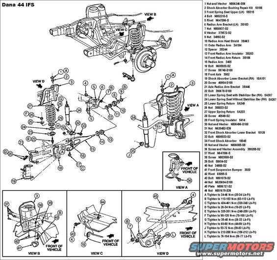 dana 44 ifs parts diagram dana 44 ifs parts diagram