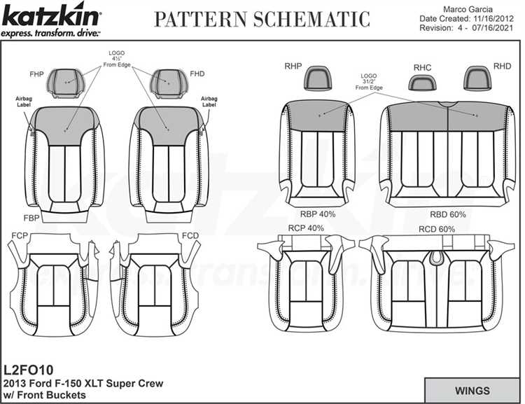 2013 ford f150 seat parts diagram