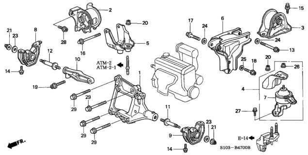 1998 honda crv parts diagram