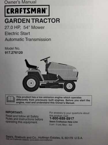 sears tractor parts diagram