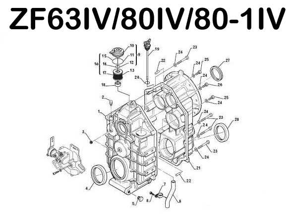 zf 220 transmission parts diagram