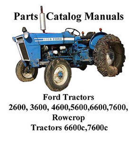 ford 6600 tractor parts diagram